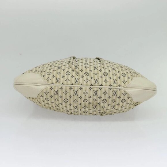 LOUIS VUITTON Monogram Mini Lin Croisette Marina PM Bag Beige M95494 Auth 125591 - Picture 9 of 15